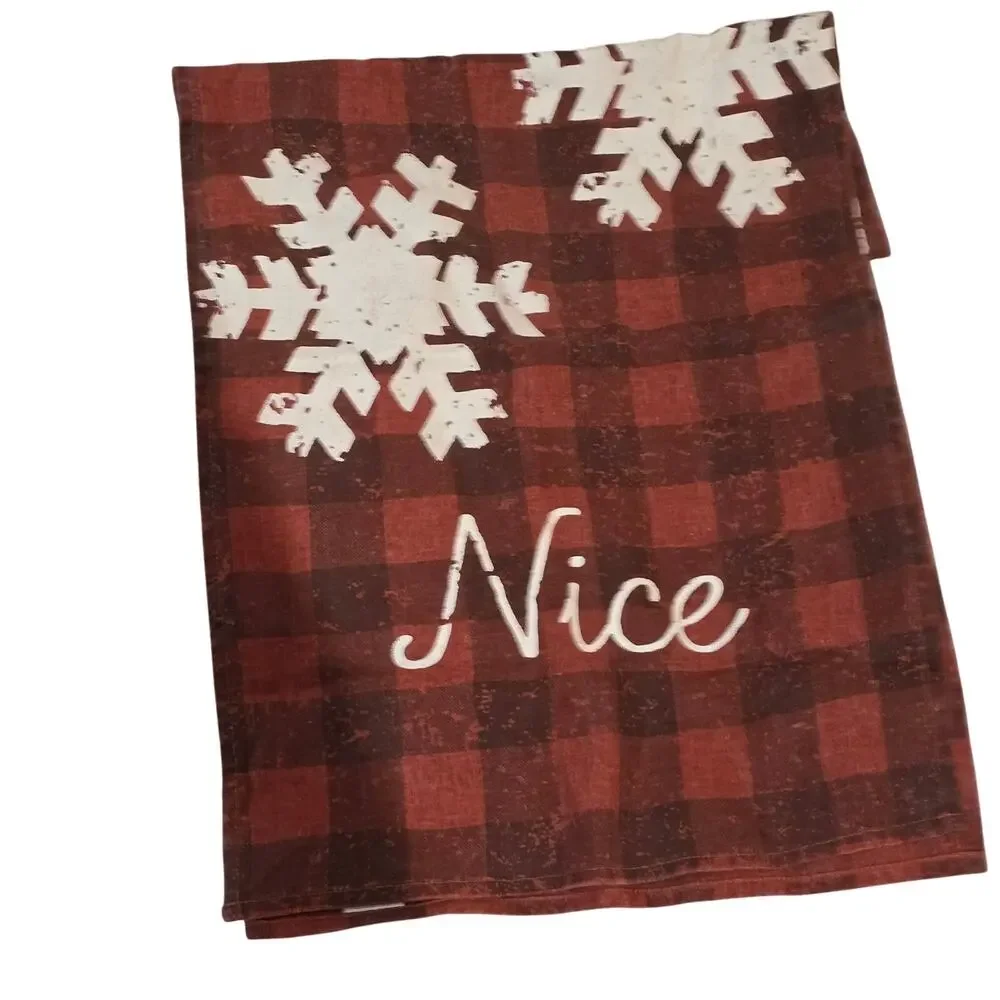 Nordstrom Red Christmas Table Runner NWT